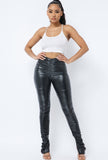 She Bad Black Leather Pants