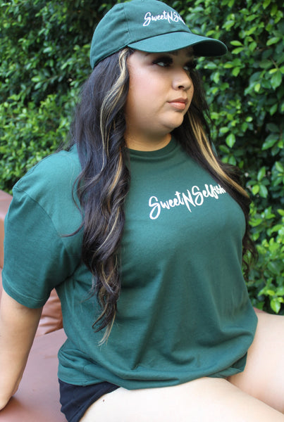 SweetNSelfish T Shirt- Forest Green