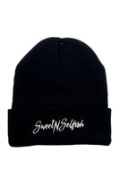 SweetNSelfish Beanie- Black